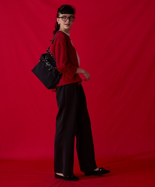BONLECILL Marche(ボンルシールマルシェ)の「【BONLECILL Marche】2wayコードハンドルボックストートバッグ/ショルダーバッグ(トートバッグ・レディース・ブラック/ブラウン/グレー・FREE)」の22枚目の写真