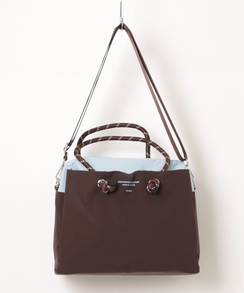 BONLECILL Marche(ボンルシールマルシェ)の「【BONLECILL Marche】2wayコードハンドルボックストートバッグ/ショルダーバッグ(トートバッグ・レディース・ブラック/ブラウン/グレー・FREE)」の17枚目の写真