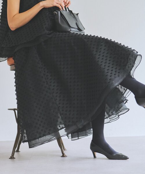 LIVETART（リヴェタート）の「《LIVETART》ふわふわジャガードスカート（スカート・レディース・ブラック・FREE）」の10枚目の写真