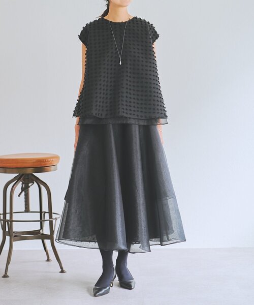 LIVETART（リヴェタート）の「《LIVETART》ふわふわジャガードスカート（スカート・レディース・ブラック・FREE）」の20枚目の写真