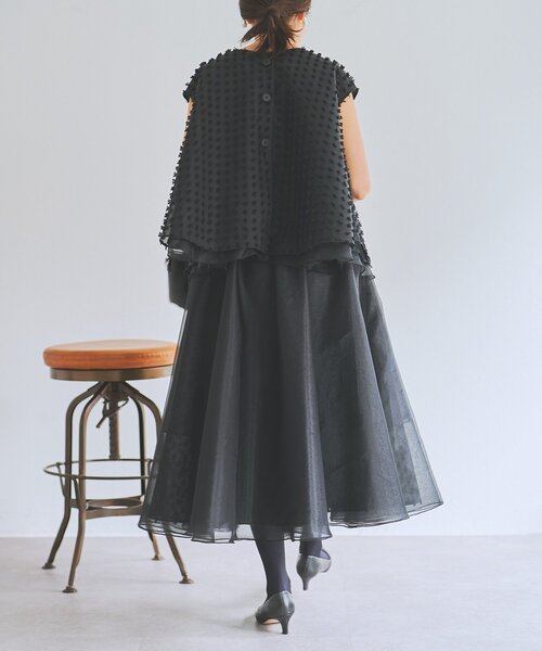 LIVETART（リヴェタート）の「《LIVETART》ふわふわジャガードスカート（スカート・レディース・ブラック・FREE）」の21枚目の写真