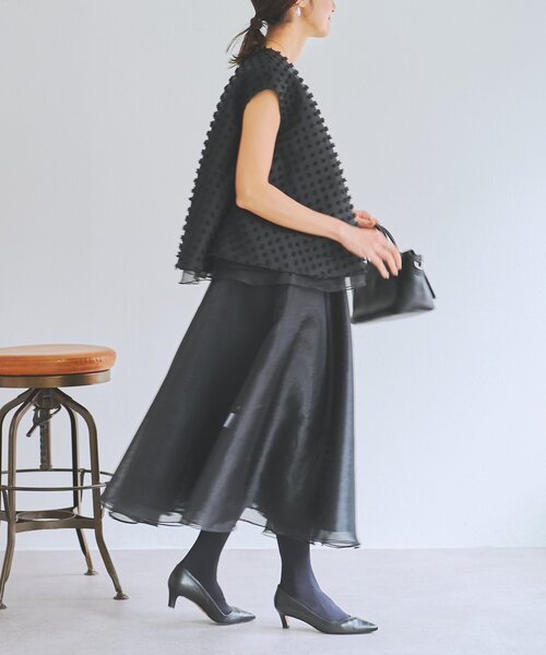 LIVETART（リヴェタート）の「《LIVETART》ふわふわジャガードスカート（スカート・レディース・ブラック・FREE）」の22枚目の写真