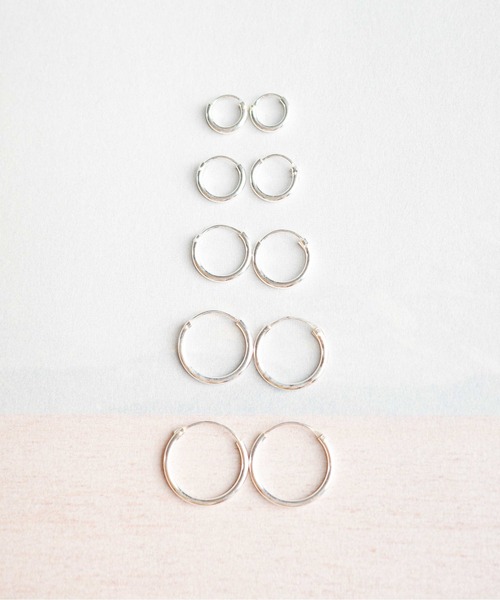 ARCHIVER（アーカイバ）の「●silver925 プレーンピアス●（ピアス（両耳用）・メンズ・シルバー・SMALL/LARGE/X-LARGE/X-SMALL/MEDIUM）」の11枚目の写真