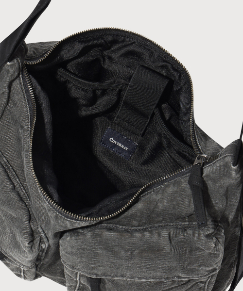 COVERNAT（カバーナット）の「ウォッシュドコットンポケットクロスバッグ ブラック（メッセンジャーバッグ・レディース・その他・FREE）」の12枚目の写真