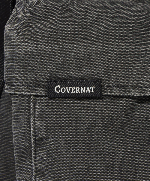 COVERNAT（カバーナット）の「ウォッシュドコットンポケットクロスバッグ ブラック（メッセンジャーバッグ・レディース・その他・FREE）」の2枚目の写真