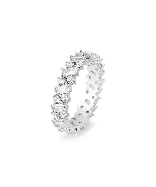 RAINDROP JEWELRY(レインドロップジュエリー)の「レインドロップバゲット&ダブルラウンドカットエタニティリング(リング・レディース・その他・17号/11号/13号/15号)」の1枚目の写真