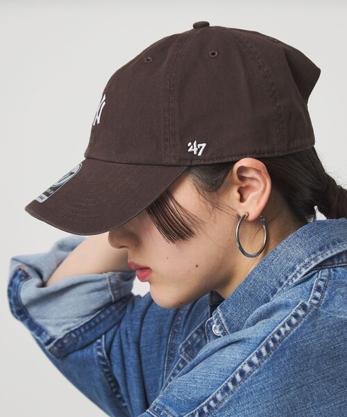 '47(フォーティーセブン)の「【WEB限定】<’47>MLB キャップ / 帽子(キャップ・レディース・オフホワイト/ブラック/ブラウン系/ネイビー/ダークグレー/ベージュ/ライトピンク/ライトグレー・FREE)」の6枚目の写真