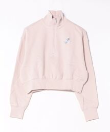 NIKE（ナイキ）の「NIKE ナイキ W KTMH FLC QZ CROP スウェット ハーフジップ IQ3940 667SILRED（スウェット）」