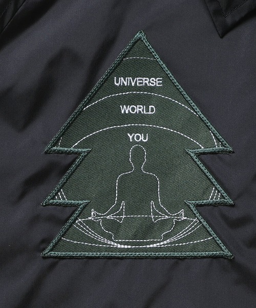 Liberaiders(リベレイダース)の「Liberaiders/リベレイダース PATCH COACH JACKET ワッペンデザイン コーチジャケット 2026年春夏(ナイロンジャケット・メンズ・グリーン/ブラック・L/M)」の9枚目の写真