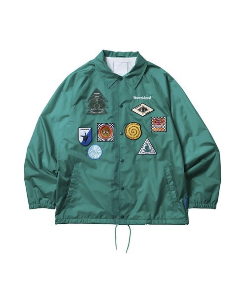 Liberaiders(リベレイダース)の「Liberaiders/リベレイダース PATCH COACH JACKET ワッペンデザイン コーチジャケット 2026年春夏(ナイロンジャケット・メンズ・グリーン/ブラック・L/M)」の11枚目の写真