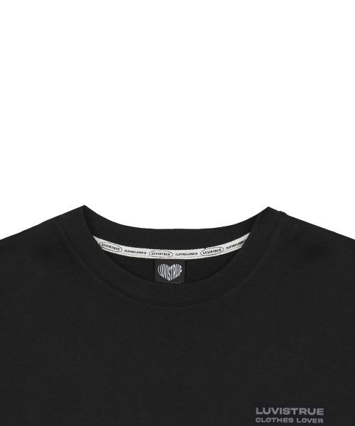 LUVISTRUE(ラヴイズトゥルー)の「BASIC HEART SET UP_TOP(BLACK)(Tシャツ/カットソー・レディース・その他・FREE)」の4枚目の写真