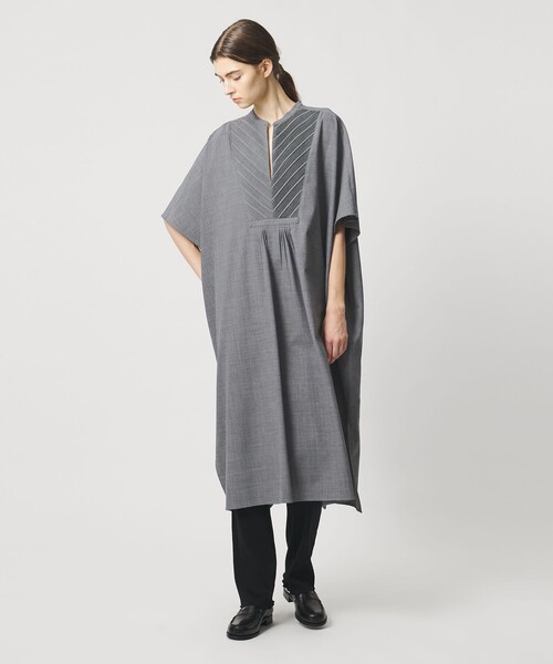 Pheeta（フィータ）の「＜Pheeta＞Bourke カフタン ワンピース / 015C-24（ワンピース・レディース・グレー系/ブラック・FREE）」の2枚目の写真