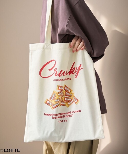 セール】【CRUNKY（クランキー）/別注】アソートロゴトートバッグ