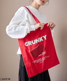 【CRUNKY(クランキー)/別注】アソートロゴトートバッグ