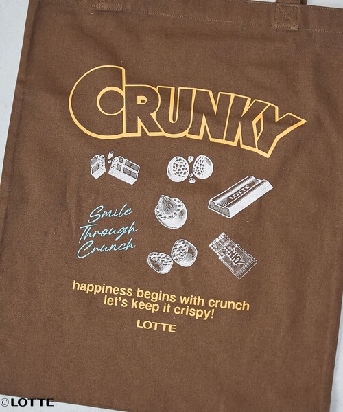 coen(コーエン)の「【CRUNKY(クランキー)/別注】アソートロゴトートバッグ(トートバッグ・レディース・レッド/ブラウン/ナチュラル・FREE)」の15枚目の写真