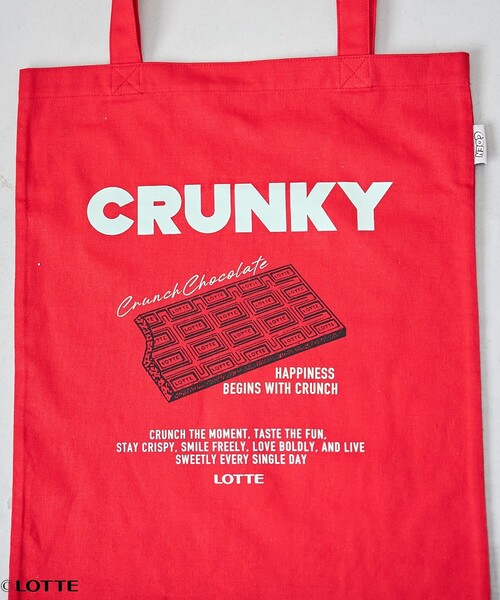 coen(コーエン)の「【CRUNKY(クランキー)/別注】アソートロゴトートバッグ(トートバッグ・レディース・レッド/ブラウン/ナチュラル・FREE)」の19枚目の写真