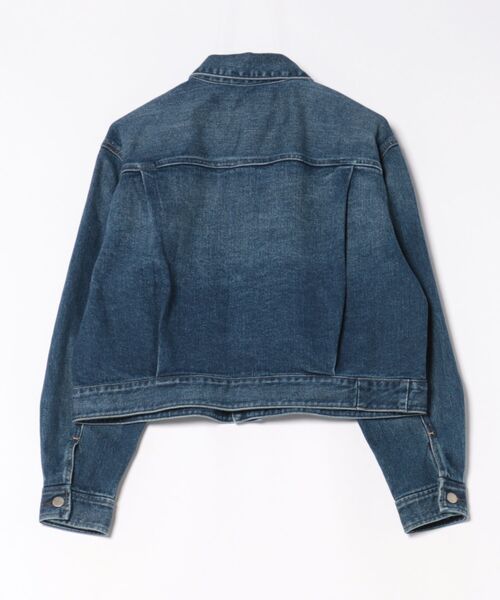 Healthy denim(ヘルシーデニム)の「【WEB・一部店舗限定】【Healthy denim(ヘルシーデニム)】DATE denim jacket/イージーケア(デニムジャケット・レディース・ネイビー・FREE)」の2枚目の写真