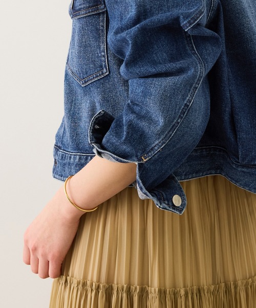 Healthy denim(ヘルシーデニム)の「【WEB・一部店舗限定】【Healthy denim(ヘルシーデニム)】DATE denim jacket/イージーケア(デニムジャケット・レディース・ネイビー・FREE)」の6枚目の写真