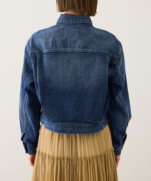 Healthy denim(ヘルシーデニム)の「【WEB・一部店舗限定】【Healthy denim(ヘルシーデニム)】DATE denim jacket/イージーケア(デニムジャケット・レディース・ネイビー・FREE)」の13枚目の写真