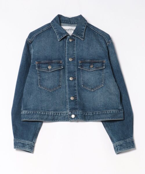 Healthy denim(ヘルシーデニム)の「【WEB・一部店舗限定】【Healthy denim(ヘルシーデニム)】DATE denim jacket/イージーケア(デニムジャケット・レディース・ネイビー・FREE)」の21枚目の写真