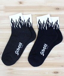 schott（ショット）の「FLAME SOCKS Navy＆Chaco/２点セット（ソックス/靴下）」