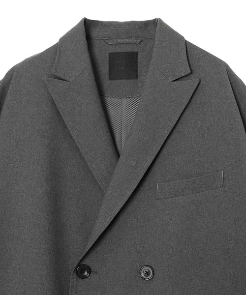 DAIWA PIER39（ダイワピア39）の「DAIWA PIER39 TECH DOUBLE-BREASTED JACKET BJ-52026（ブルゾン・メンズ・チャコールグレー/ネイビー・LARGE/MEDIUM/X-LARGE/SMALL）」の12枚目の写真
