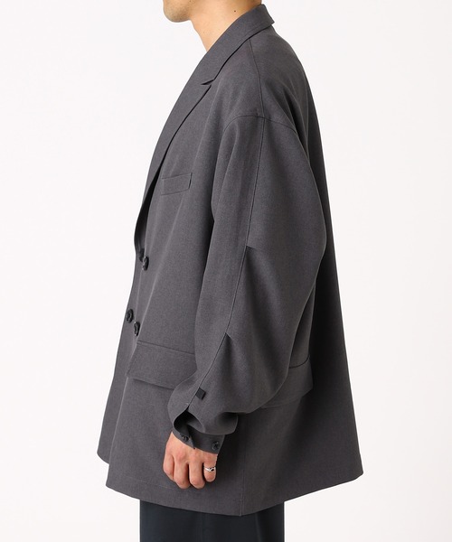 DAIWA PIER39（ダイワピア39）の「DAIWA PIER39 TECH DOUBLE-BREASTED JACKET BJ-52026（ブルゾン・メンズ・チャコールグレー/ネイビー・LARGE/MEDIUM/X-LARGE/SMALL）」の4枚目の写真