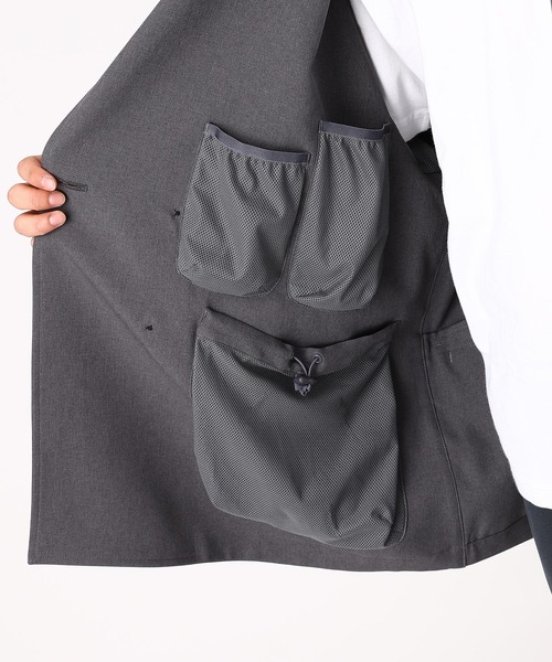 DAIWA PIER39（ダイワピア39）の「DAIWA PIER39 TECH DOUBLE-BREASTED JACKET BJ-52026（ブルゾン・メンズ・チャコールグレー/ネイビー・LARGE/MEDIUM/X-LARGE/SMALL）」の9枚目の写真