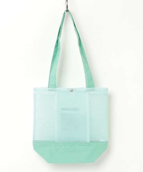 FRUIT OF THE LOOM（フルーツオブザルーム）の「【FRUIT OF THE LOOM/フルーツオブザルーム】MESH TOTE BAG M / メッシュトートバッグM（トートバッグ・メンズ・ブラック/ベージュ/イエロー/ミント/ネイビー・FREE）」の6枚目の写真