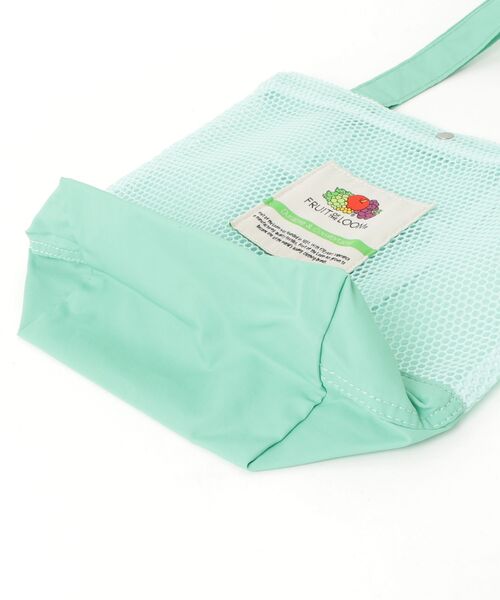 FRUIT OF THE LOOM（フルーツオブザルーム）の「【FRUIT OF THE LOOM/フルーツオブザルーム】MESH TOTE BAG M / メッシュトートバッグM（トートバッグ・メンズ・ブラック/ベージュ/イエロー/ミント/ネイビー・FREE）」の9枚目の写真