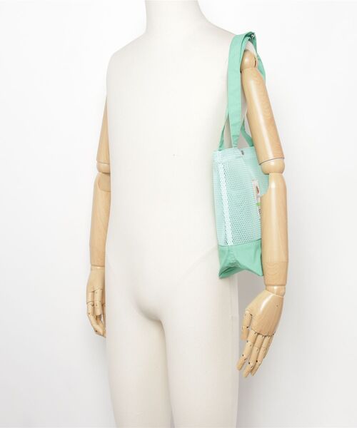 FRUIT OF THE LOOM（フルーツオブザルーム）の「【FRUIT OF THE LOOM/フルーツオブザルーム】MESH TOTE BAG M / メッシュトートバッグM（トートバッグ・メンズ・ブラック/ベージュ/イエロー/ミント/ネイビー・FREE）」の11枚目の写真