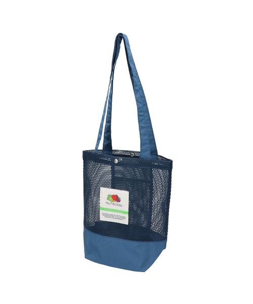 FRUIT OF THE LOOM（フルーツオブザルーム）の「【FRUIT OF THE LOOM/フルーツオブザルーム】MESH TOTE BAG M / メッシュトートバッグM（トートバッグ・メンズ・ブラック/ベージュ/イエロー/ミント/ネイビー・FREE）」の4枚目の写真