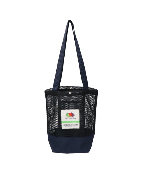 FRUIT OF THE LOOM（フルーツオブザルーム）の「【FRUIT OF THE LOOM/フルーツオブザルーム】MESH TOTE BAG M / メッシュトートバッグM（トートバッグ・メンズ・ブラック/ベージュ/イエロー/ミント/ネイビー・FREE）」の12枚目の写真