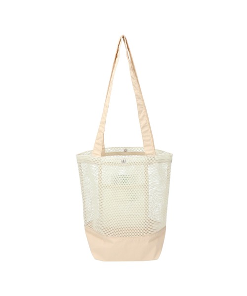 FRUIT OF THE LOOM（フルーツオブザルーム）の「【FRUIT OF THE LOOM/フルーツオブザルーム】MESH TOTE BAG M / メッシュトートバッグM（トートバッグ・メンズ・ブラック/ベージュ/イエロー/ミント/ネイビー・FREE）」の17枚目の写真