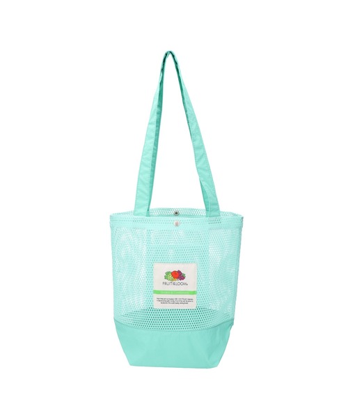 FRUIT OF THE LOOM（フルーツオブザルーム）の「【FRUIT OF THE LOOM/フルーツオブザルーム】MESH TOTE BAG M / メッシュトートバッグM（トートバッグ・メンズ・ブラック/ベージュ/イエロー/ミント/ネイビー・FREE）」の18枚目の写真