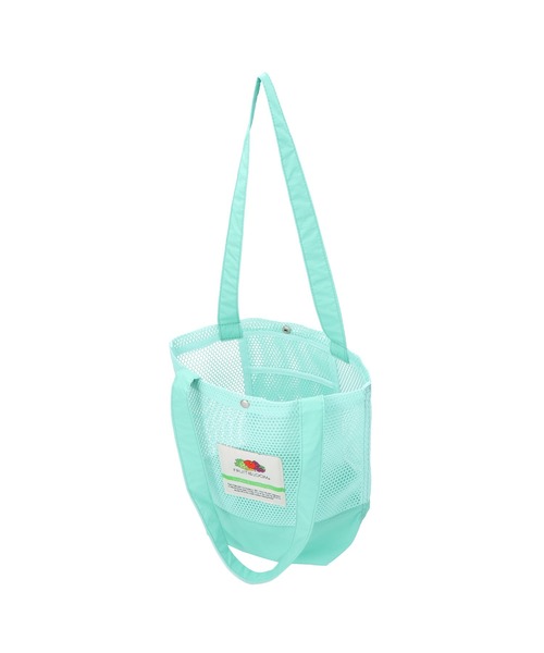 FRUIT OF THE LOOM（フルーツオブザルーム）の「【FRUIT OF THE LOOM/フルーツオブザルーム】MESH TOTE BAG M / メッシュトートバッグM（トートバッグ・メンズ・ブラック/ベージュ/イエロー/ミント/ネイビー・FREE）」の7枚目の写真