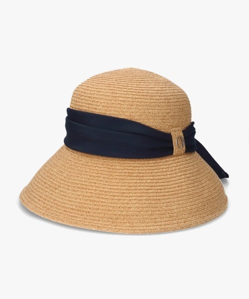 Chapeau d' O(シャポードオー)の「Chapeau d' O Silk Braid Capeline / シャポードオー(ハット・レディース・ライトベージュ/ホワイト/ベージュ・S(56cm)/L 59cm/M/57.5cm)」の10枚目の写真