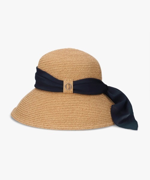Chapeau d' O(シャポードオー)の「Chapeau d' O Silk Braid Capeline / シャポードオー(ハット・レディース・ライトベージュ/ホワイト/ベージュ・S(56cm)/L 59cm/M/57.5cm)」の12枚目の写真