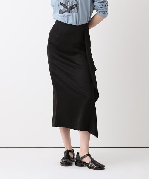 allureville（アルアバイル）の「【ATELIER Line】イレギュラーフレアスカート（スカート・レディース・ブラック・2/1）」の13枚目の写真