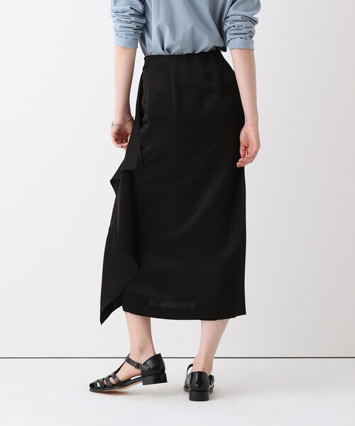 allureville（アルアバイル）の「【ATELIER Line】イレギュラーフレアスカート（スカート・レディース・ブラック・2/1）」の5枚目の写真