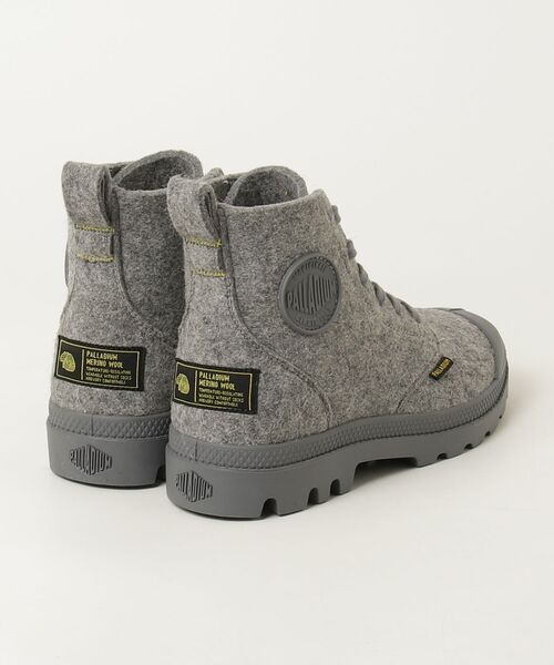 PALLADIUM(パラディウム)の「PAMPA HI MERINO パンパ ハイ メリノ レースアップ ショートブーツ(スニーカー・メンズ・グレー・24cm/23.5cm/23cm/25.5cm)」の16枚目の写真
