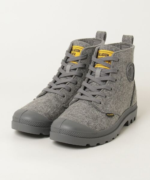 PALLADIUM(パラディウム)の「PAMPA HI MERINO パンパ ハイ メリノ レースアップ ショートブーツ(スニーカー・メンズ・グレー・24cm/23.5cm/23cm/25.5cm)」の12枚目の写真