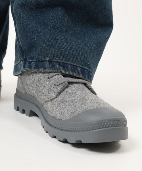 PALLADIUM(パラディウム)の「PAMPA HI MERINO パンパ ハイ メリノ レースアップ ショートブーツ(スニーカー・メンズ・グレー・24cm/23.5cm/23cm/25.5cm)」の19枚目の写真