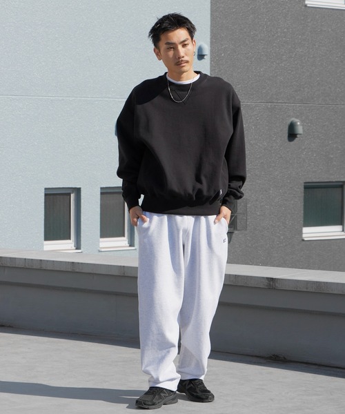 Russell Athletic（ラッセルアスレティック）の「Russell Athletic/ラッセルアスレティック Pro Cotton Loop Back Terry Sweat CN ヘビーウェイト クルーネックスウェット 2026年春夏（スウェット・メンズ・ブラック/ネイビー/アッシュグレー・M/L/XL）」の10枚目の写真