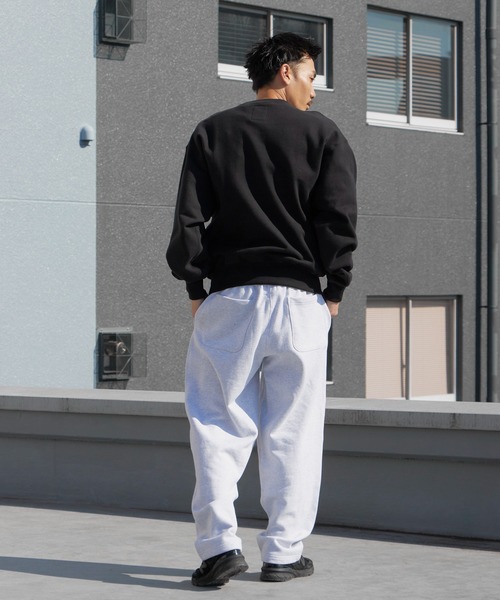 Russell Athletic（ラッセルアスレティック）の「Russell Athletic/ラッセルアスレティック Pro Cotton Loop Back Terry Sweat CN ヘビーウェイト クルーネックスウェット 2026年春夏（スウェット・メンズ・ブラック/ネイビー/アッシュグレー・M/L/XL）」の14枚目の写真