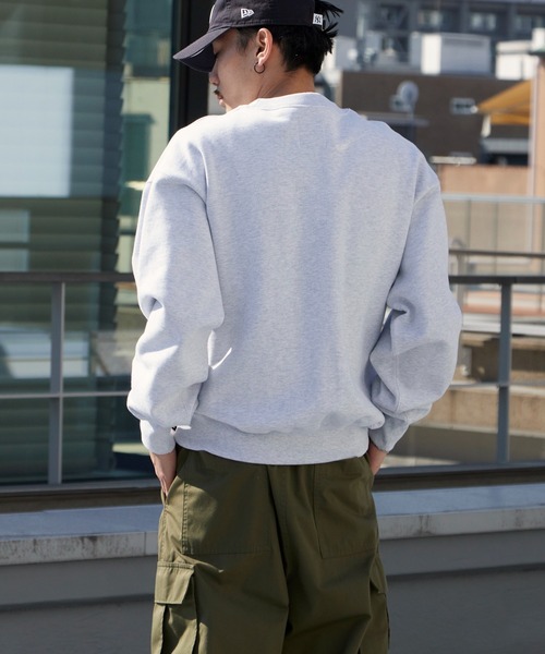 Russell Athletic（ラッセルアスレティック）の「Russell Athletic/ラッセルアスレティック Pro Cotton Loop Back Terry Sweat CN ヘビーウェイト クルーネックスウェット 2026年春夏（スウェット・メンズ・ブラック/ネイビー/アッシュグレー・M/L/XL）」の20枚目の写真