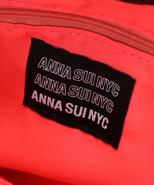 anna sui nyc(アナ スイ エヌ ワイ シー)の「ANNA SUI NYC / アナスイエヌワイシー ラウンドバッグ(ショルダーバッグ・レディース・ブラック/オレンジ・FREE)」の16枚目の写真