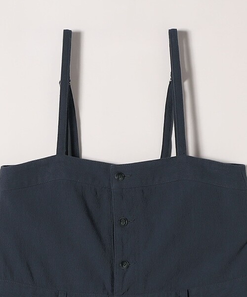 SHIPS any（シップス エニィ）の「SHIPS any:〈洗濯機可能〉カルゼ キャミ ワイド サロペット（サロペット/オーバーオール・レディース・オフホワイト/ネイビー・ONE SIZE）」の18枚目の写真