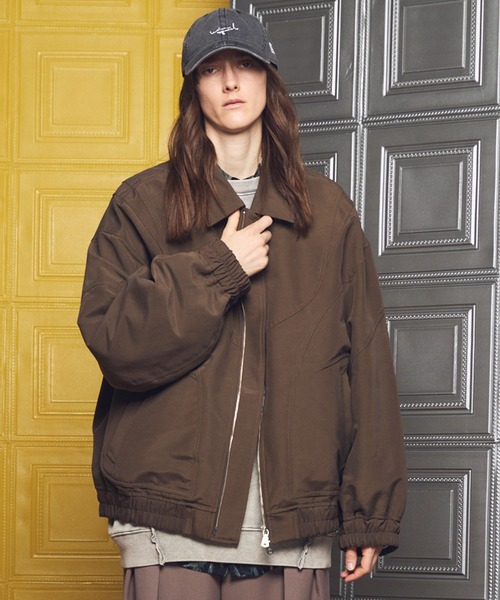 MAISON SPECIAL(メゾンスペシャル)の「《UNISEX》Prime-Over Multi Switching Blouson/プライムオーバーマルチ切替ブルゾン【MAISON SPECIAL/メゾンスペシャル】■セットアップ対応■(ブルゾン・メンズ・ベージュ/ネイビー/キャメル/バーガンディー/カーキ・0/1/2)」の3枚目の写真