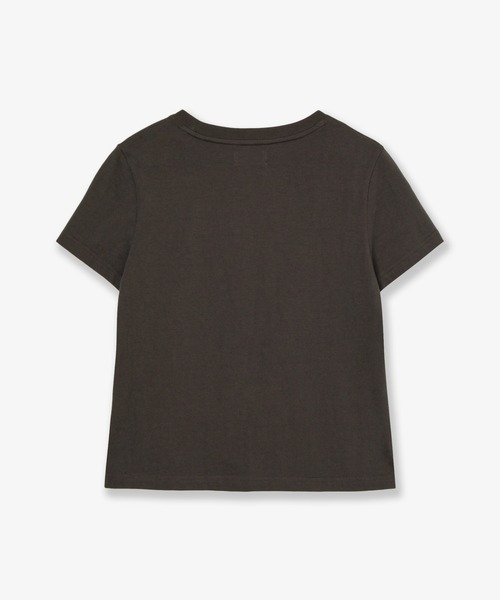 aeae(エーイーエーイー)の「RINGO TEE(Tシャツ/カットソー・レディース・ダークブラウン/ホワイト・FREE)」の7枚目の写真